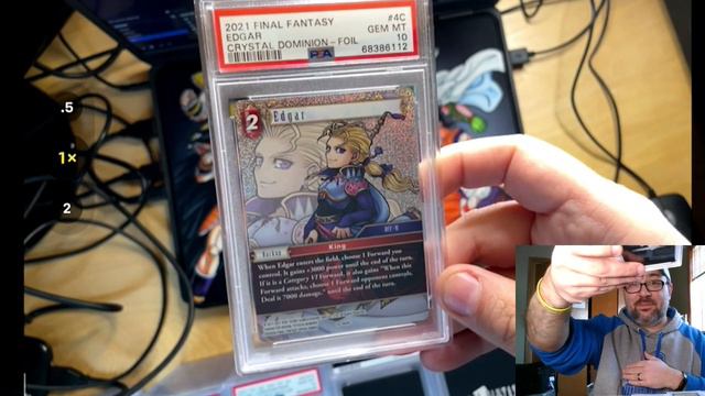 COLLECTING DFFOO CHARACTERS IN REAL LIFE?!!! HUGE FINAL FANTASY PSA CARD RETURN!!! YUGIOH POKEMON
