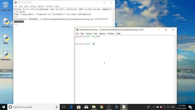 What is a String in Python Language | String Operations in Python in Hindi | Lesson 4 CodeWithNick