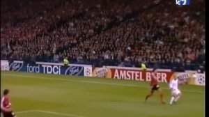 Zidane's famous goal against Bayer Leverkusen in the UCL Final 2002