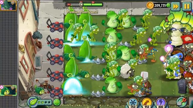 Соевые зомби атакуют. РАСТЕНИЯ против ЗОМБИ 2 или PLANTS vs ZOMBIES 2. Серия 129 смотреть онлайн