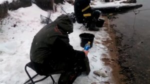 Десногорск, рыбалка на Трояновском сбросе на фидер2