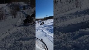 Покатушки на снегоходах стелс ставр и brp. №3