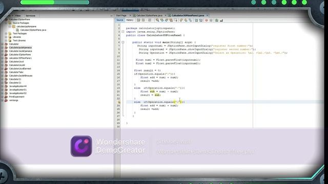 Simple Calculator using JOptionPane in java swing смотреть онлайн