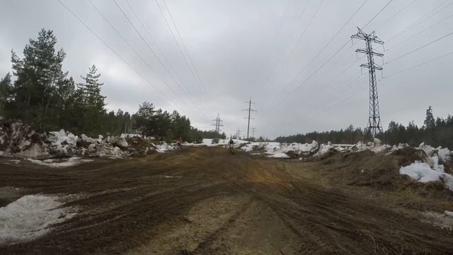 Эндуро Мотокросс Тренировка в Дзержинске 18.03.17 смотреть онлайн