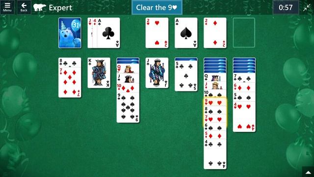 Solitaire Celebrates 31 Years | Star Club | Klondike #30 Expert - Clear the 9♥ from the board смотреть онлайн