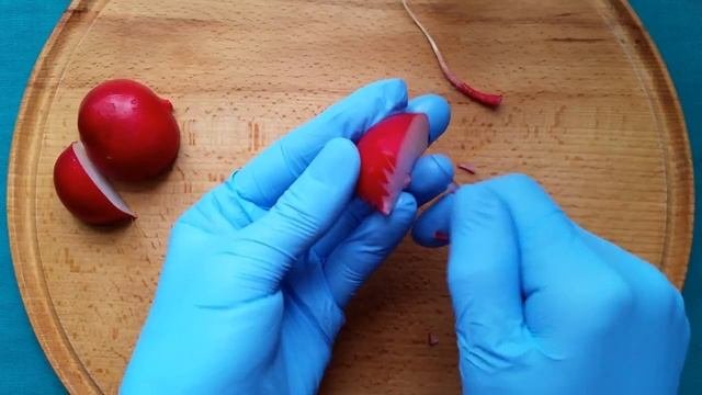 Украшение из редиски. Как красиво нарезать редис