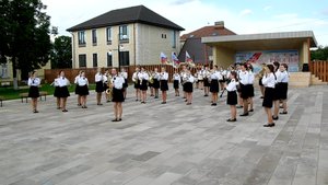 2022г. 10 июня. Фестиваль кадетских духовых оркестров. Мариинский Посад. школа №1770, Москва. ч.6.