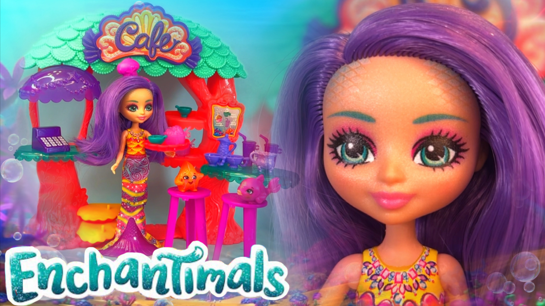 Русалка Мартина ??♀️ Энчантималс ??♀️ МУЛЬТИК с куклами Кафе Enchantimals Royals Ocean Kingdom