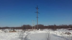 демонтаж опоры ск-26 110 кв часть 1