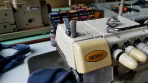 Оверлок Джемси Gemsy 757 - 3.2 мм Пятиниточный #швейная машина