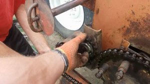 Подготовка комбайна Нива СК 5 к уборке подсолнуха 5-й день