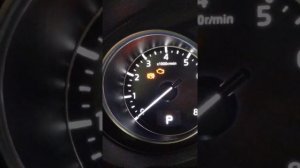 Мазда СХ-5, подготовка ручного тормоза к замене задних тормозных колодок.