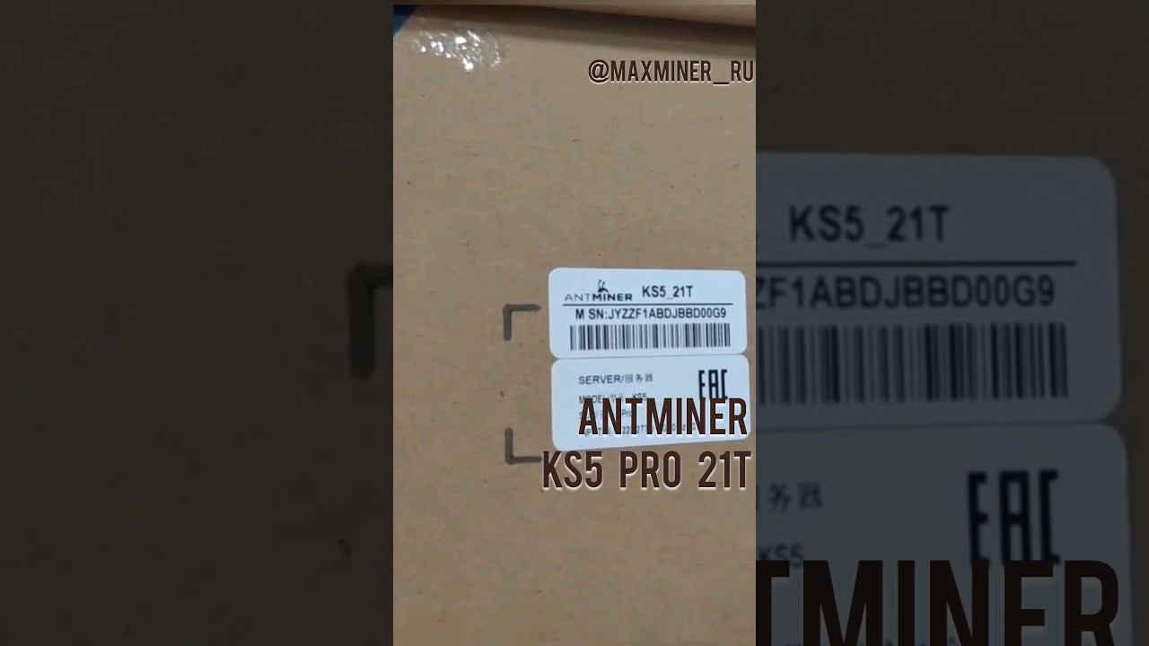 Номер #1 в мире асик #KS5 Pro 21T - едет в Россию  Считаем доход вместе! #asics #antminer
