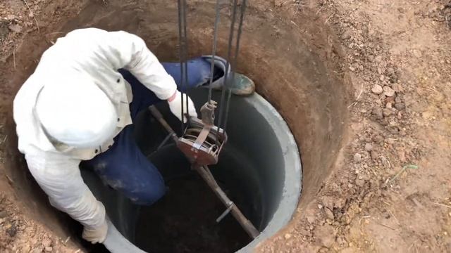 Монтаж ЖБИ колец (Московская область) смотреть онлайн