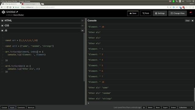 JavaScript forEach - javascript tutorials for complete beginners.