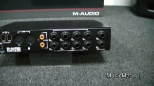 MusicMag.ru: M-Audio ProFire 610 audio interface video review