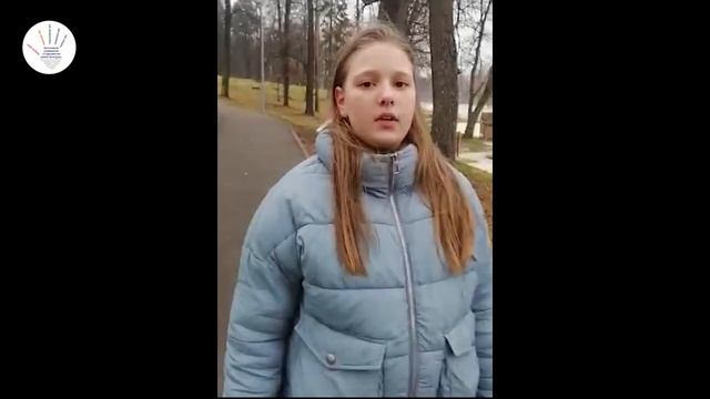 Акция  «Поэзия объединяет». Дарья Хвищук читает стих Натальи Майданик «Ушли в историю года».