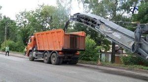 Полным ходом идут дорожные работы в городе
