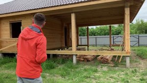 Одноэтажный дом из профилированного бруса