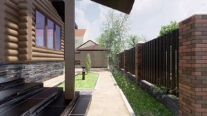 Twinmotion visualization. Визуализация участка и дома в Twinmotion