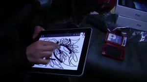 Adobe ideas for iPad    trial drawing by Echarine
