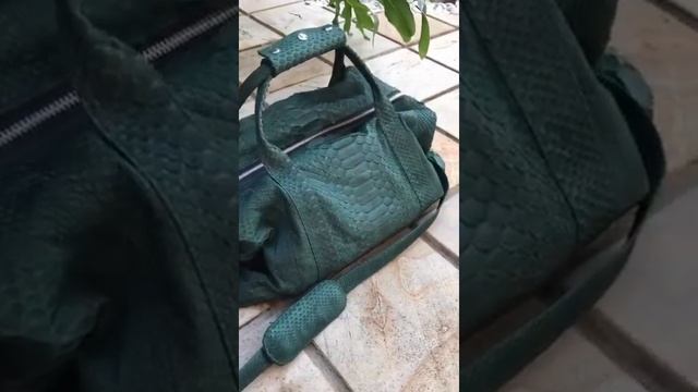 Сумка дорожная из питона #сумка_из_питона #сумка #москва #блиновская