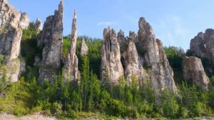 Могучая, великая река Лена. Mighty, great river Lena
