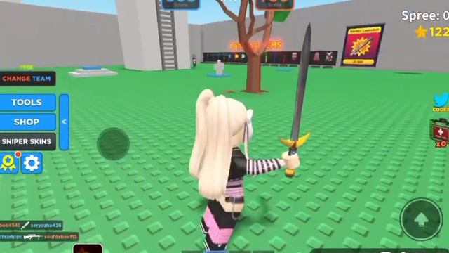 играю с племянником в Underground War 2.0 в Роблоксе ? смотреть онлайн