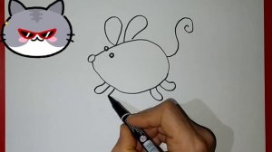 Как нарисовать крысу детям |How to draw a rat for kids |Как нарисовать крысу детям