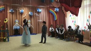 Тимофей в роли Емели. Выпускной в детском саду.