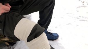 |Как наложить эластичный бинт?| |Помощь себе и взаимопомощь|