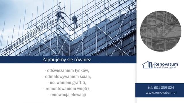 Renowacja zabytków odnawianie elewacji odświeżanie tynków Kraków Renovatum смотреть онлайн