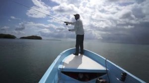 Ловля Тарпона нахлыстом в океане