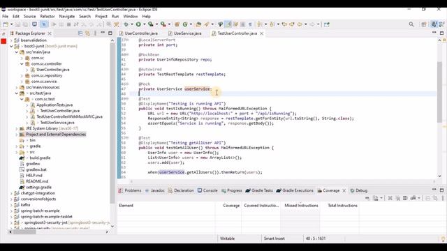 Spring Boot 3 - JUnit 5 Test Cases With Code Coverage | Code Coverage with IDE Plugin смотреть онлайн