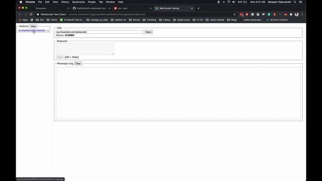 fastify websocket multi room chat setup | Implemented on live app | FASTIFY| JS | Nodejs | SapperJs смотреть онлайн
