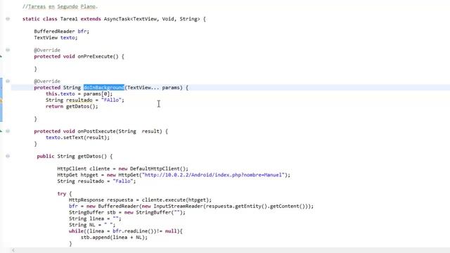29 Android - Programacion en Red. Peticiones GET con AsyncTask смотреть онлайн