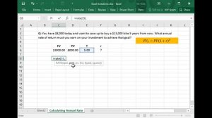 How to Calculate the Interest Rate (=RATE) in MS Excel