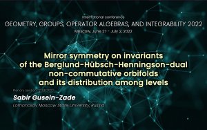 Mirror symmetry on invariants of the Berglund-Hübsch-Henningson-dual non-commutative orbifolds...