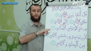 Уроки Арабского Языка | С нуля до Корана | Урок 34 Правильно произношение суры Ан-Нас