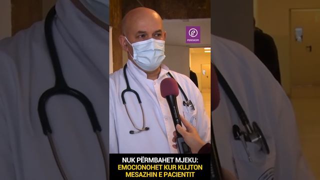 Nuk përmbahet mjeku: Emocionohet kur kujton mesazhin e pacientit