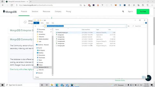 Cara install MongoDB lokal di Windows 10 смотреть онлайн