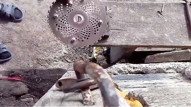 Вечный диск на бензокосу своими руками за 15 минут//Eternal drive on the gas pump