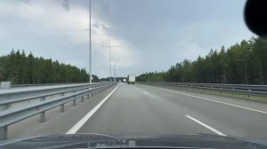 Едем по трассе М11 «Нева» от ЦКАД до Санкт-Петербурга