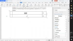 Write equations with numbering in MS word and WPS office docx