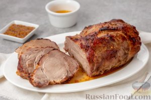 Горчица, мёд и соевый соус творят чудеса.
СВИНИНА В ПИКАНТНОМ МАРИНАДЕ