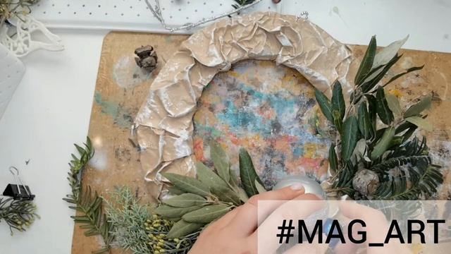 Новогодний венок. Новогодний декор (Рождественский венок) смотреть онлайн