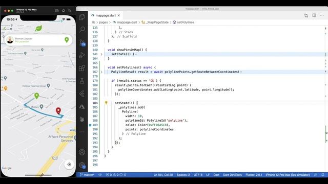 Adding Route Polylines to your Google Maps Widget - Flutter Dev Series by Roman Just Codes (S1E8) смотреть онлайн