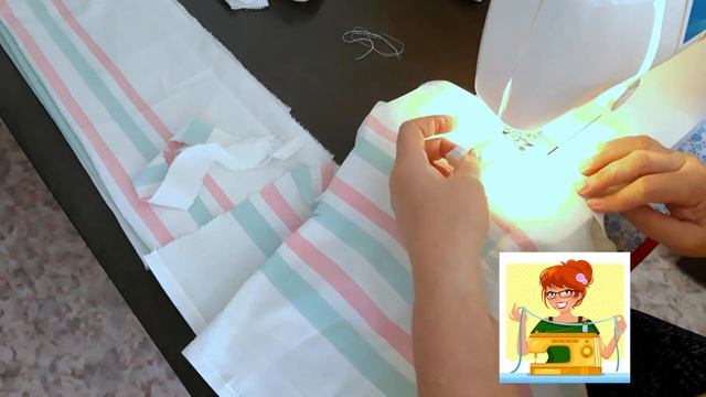 с чего надо начинать учиться шить шьем кухонное полотенце