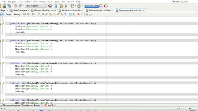 Apache NetBeans IDE 12 6 Code for Fifteen Number Puzzle in Java смотреть онлайн
