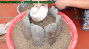 Plastic Bottles And Cement - Ideas Making Cement Flower Pots At Home For You